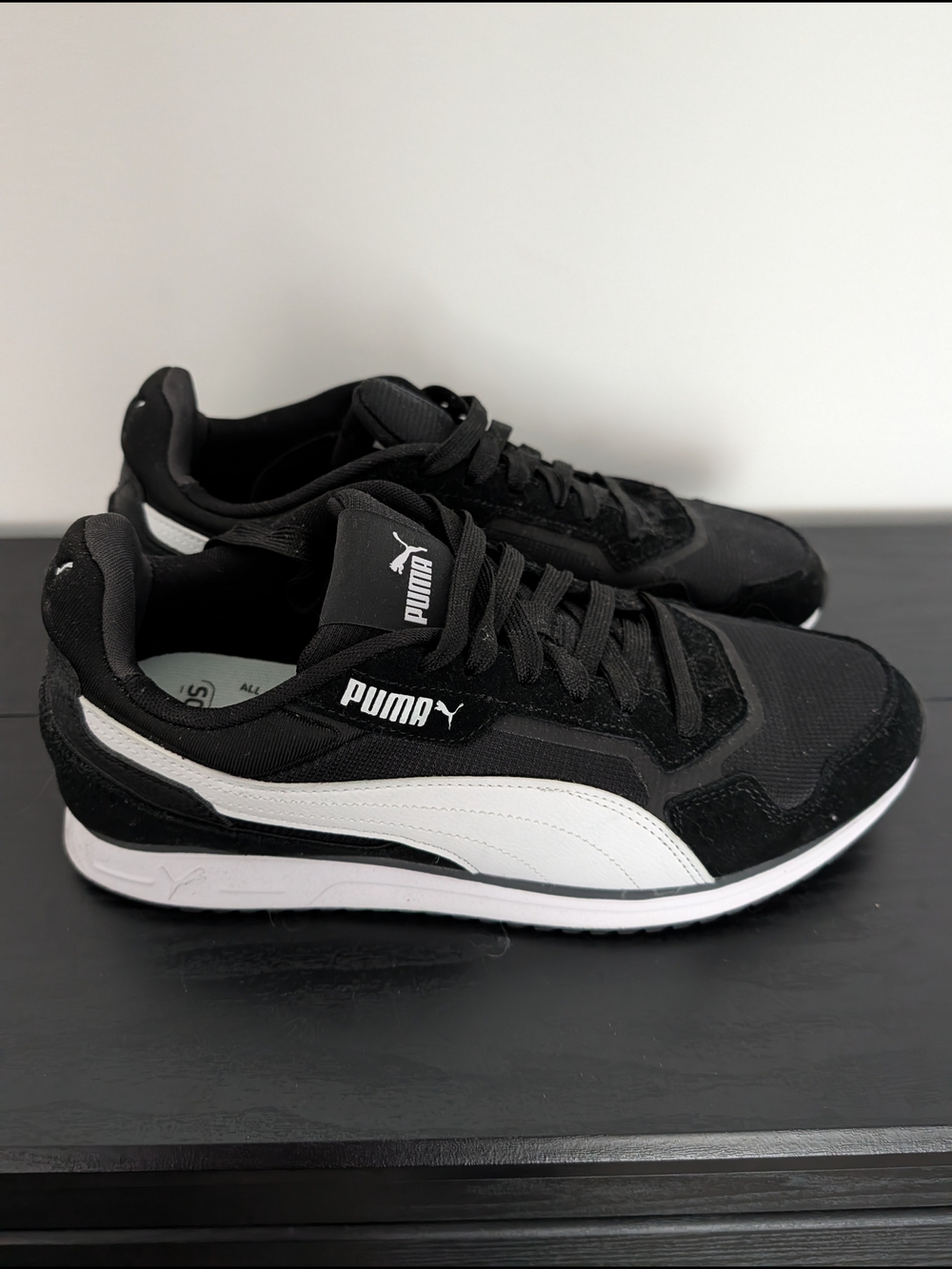 Puma Black & White Men's Sneakers